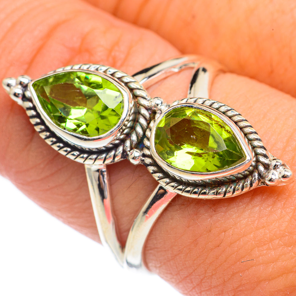 Peridot Rings handcrafted by Anasilvercos - RING68908