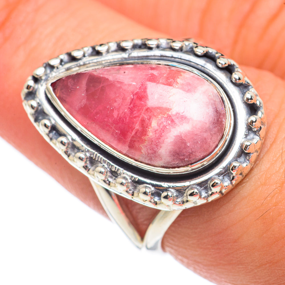 Rhodochrosite Rings handcrafted by Anasilvercos - RING68917