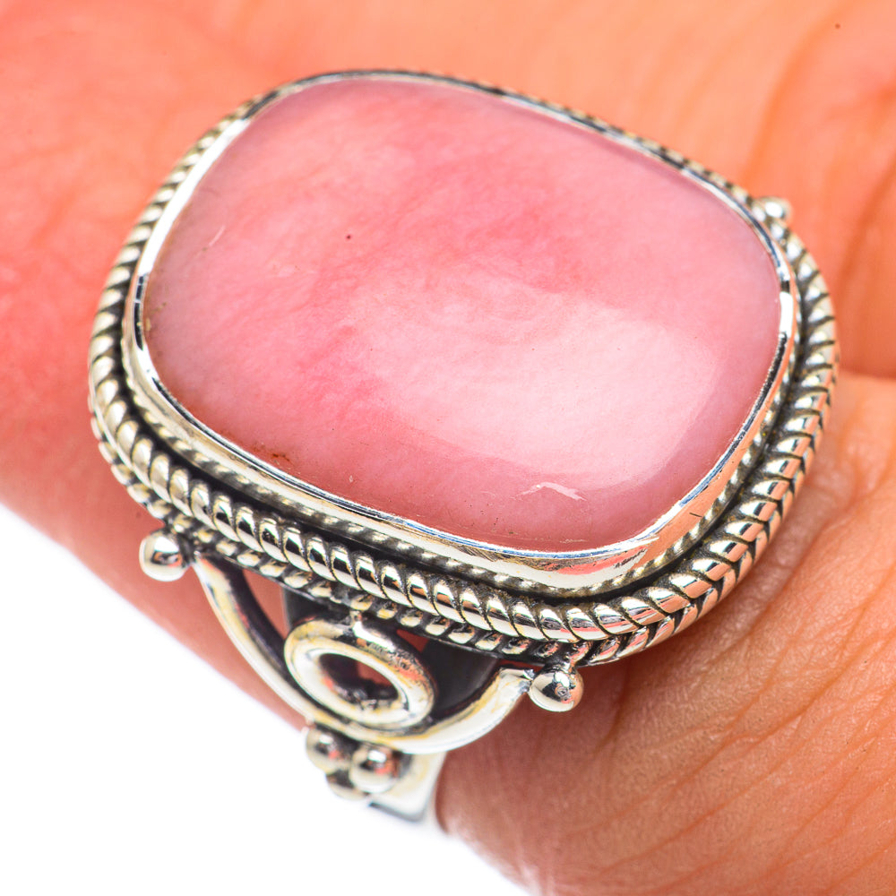 Pink Opal Rings handcrafted by Anasilvercos - RING68920
