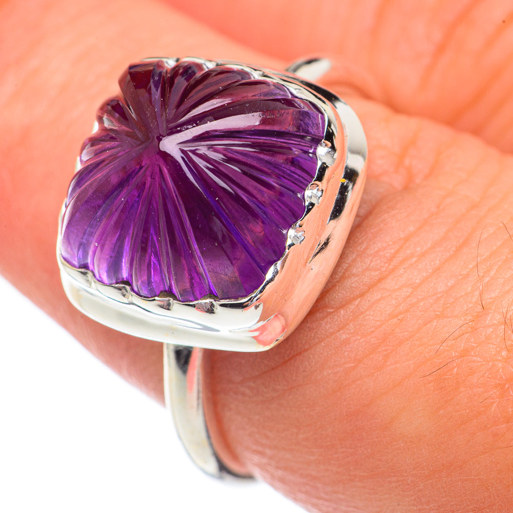 Amethyst Rings handcrafted by Anasilvercos - RING68921