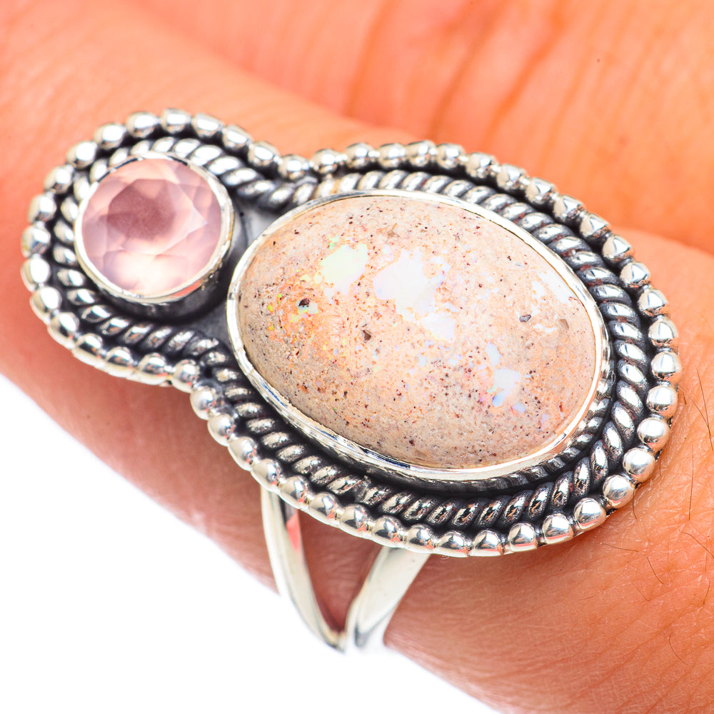 Mexican Fire Opal Rings handcrafted by Anasilvercos - RING68923