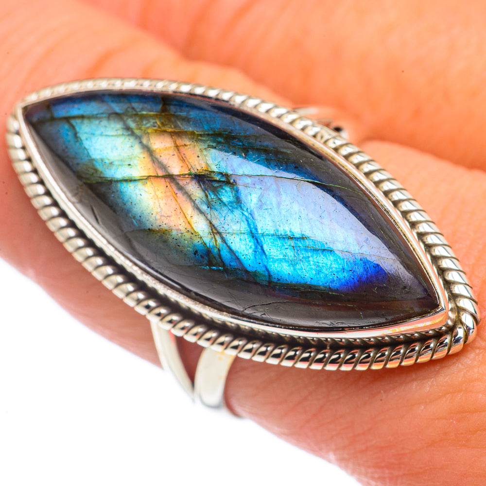 Labradorite Rings handcrafted by Anasilvercos - RING68927