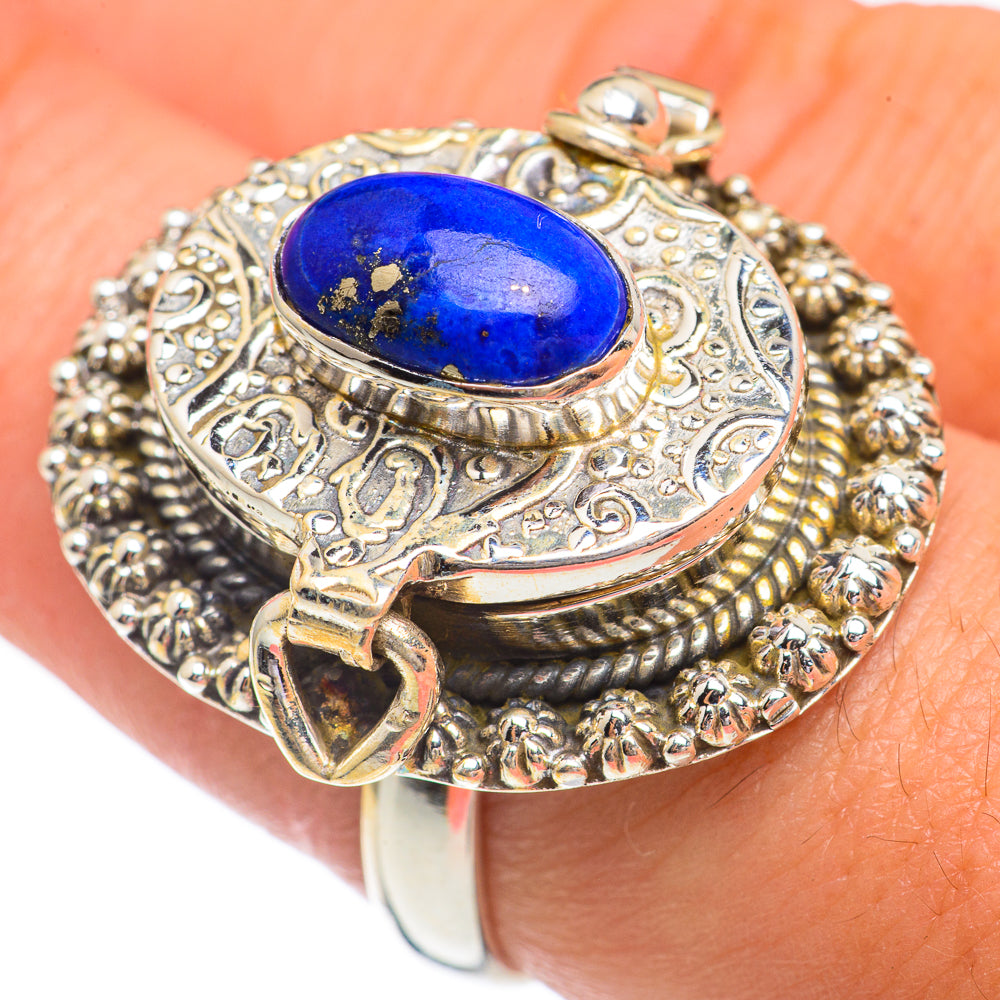 Lapis Lazuli Rings handcrafted by Anasilvercos - RING68928