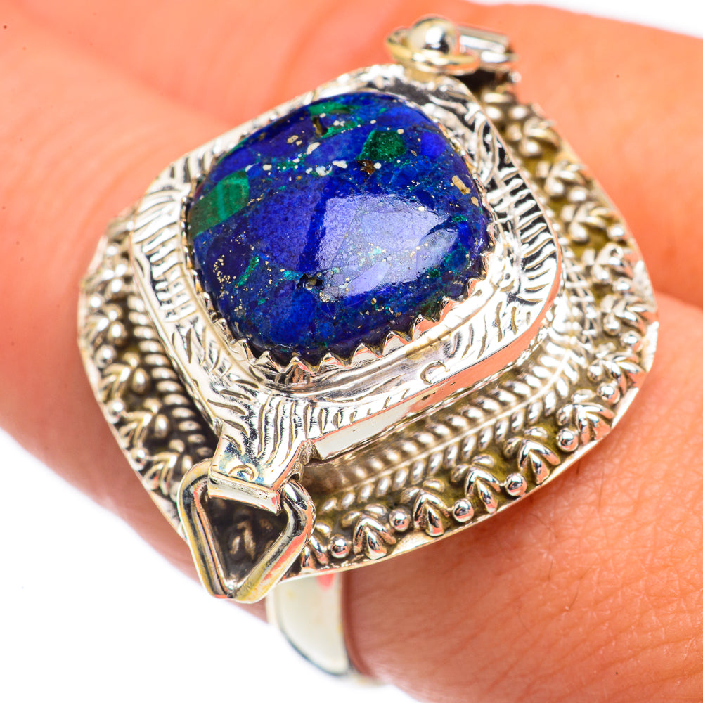 Azurite Rings handcrafted by Anasilvercos - RING68953