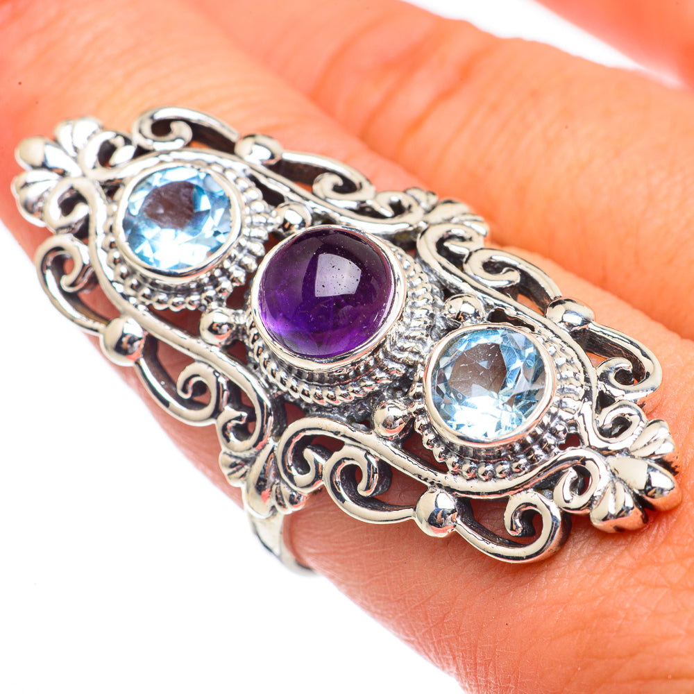 Amethyst Rings handcrafted by Anasilvercos - RING68954