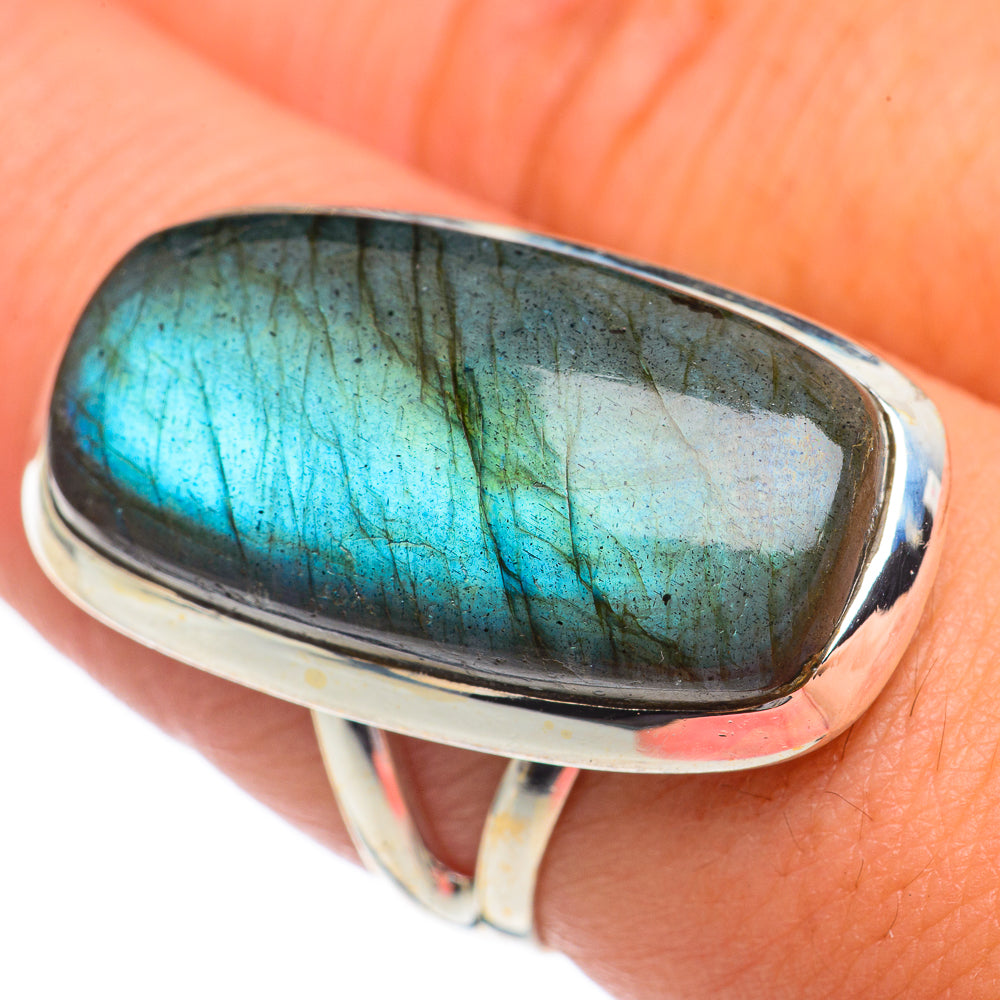 Labradorite Rings handcrafted by Anasilvercos - RING68966