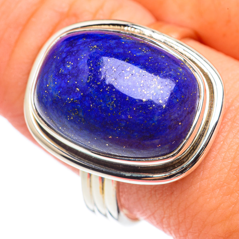 Lapis Lazuli Rings handcrafted by Anasilvercos - RING68989