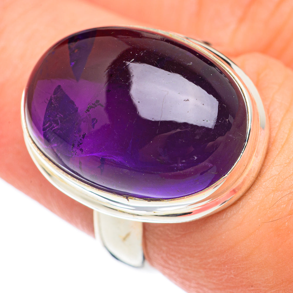 Amethyst Rings handcrafted by Anasilvercos - RING69005