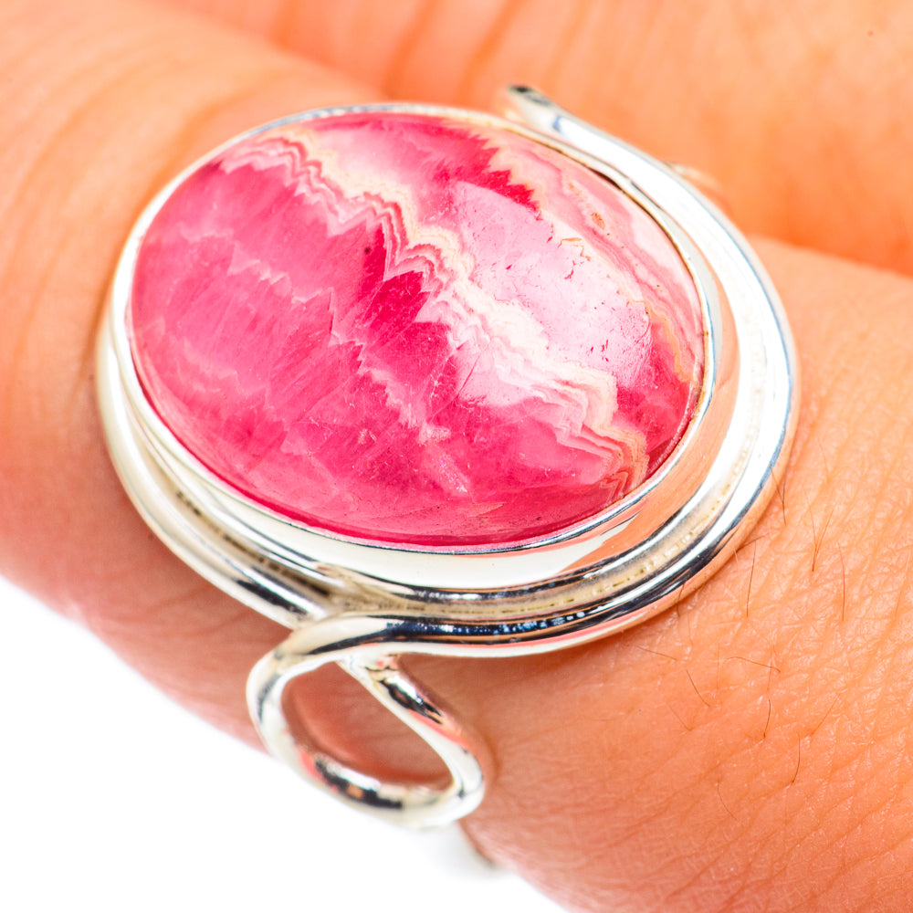 Rhodochrosite Rings handcrafted by Anasilvercos - RING69037