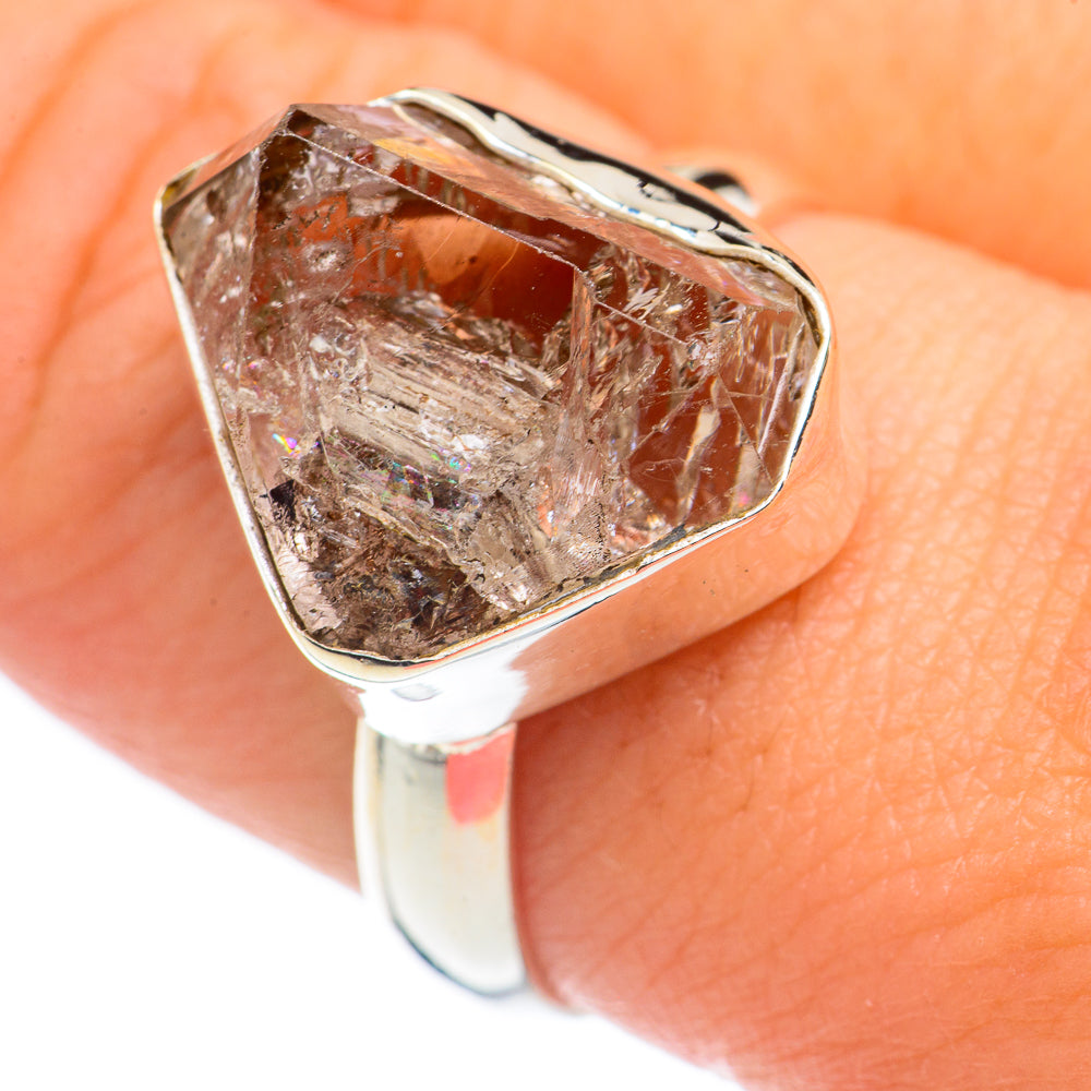 Herkimer Diamond Rings handcrafted by Anasilvercos - RING69053