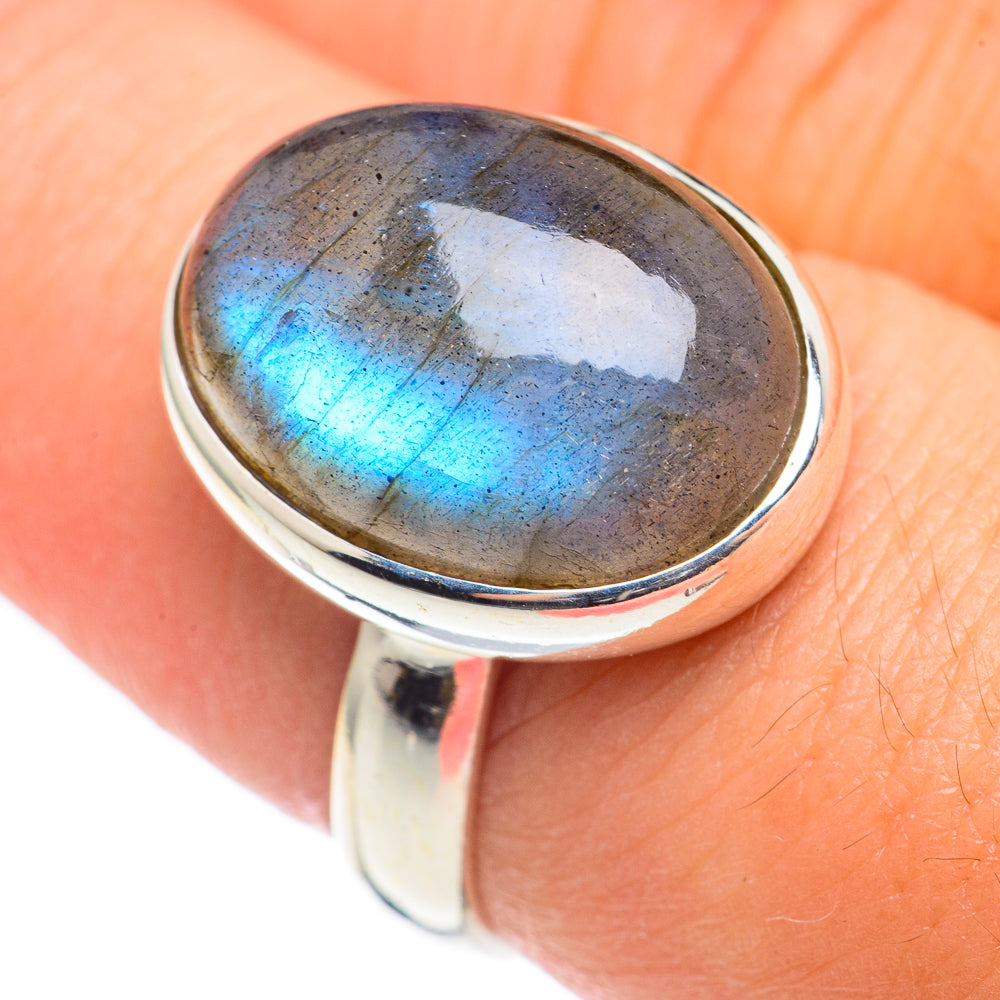 Labradorite Rings handcrafted by Anasilvercos - RING69062