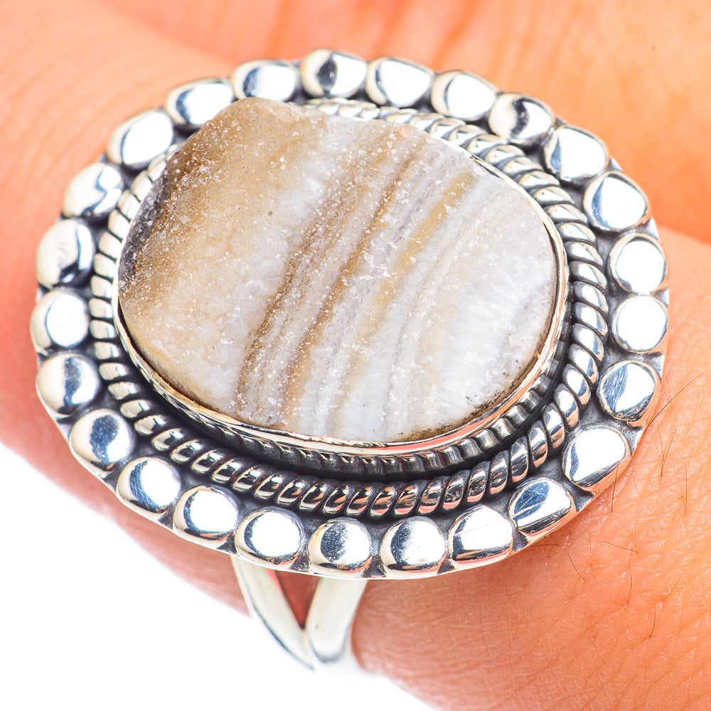Desert Druzy Rings handcrafted by Anasilvercos - RING69087
