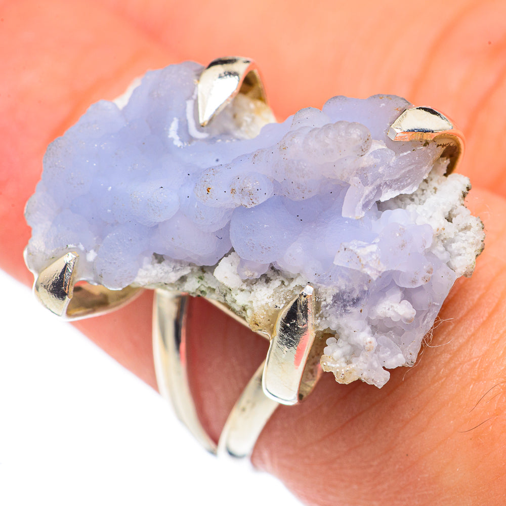 Grape Chalcedony Rings handcrafted by Anasilvercos - RING69094