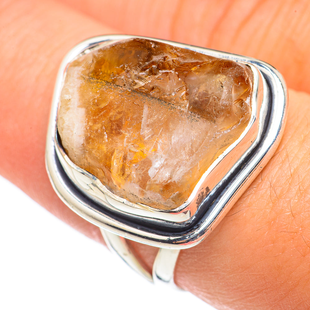 Citrine Rings handcrafted by Anasilvercos - RING69111