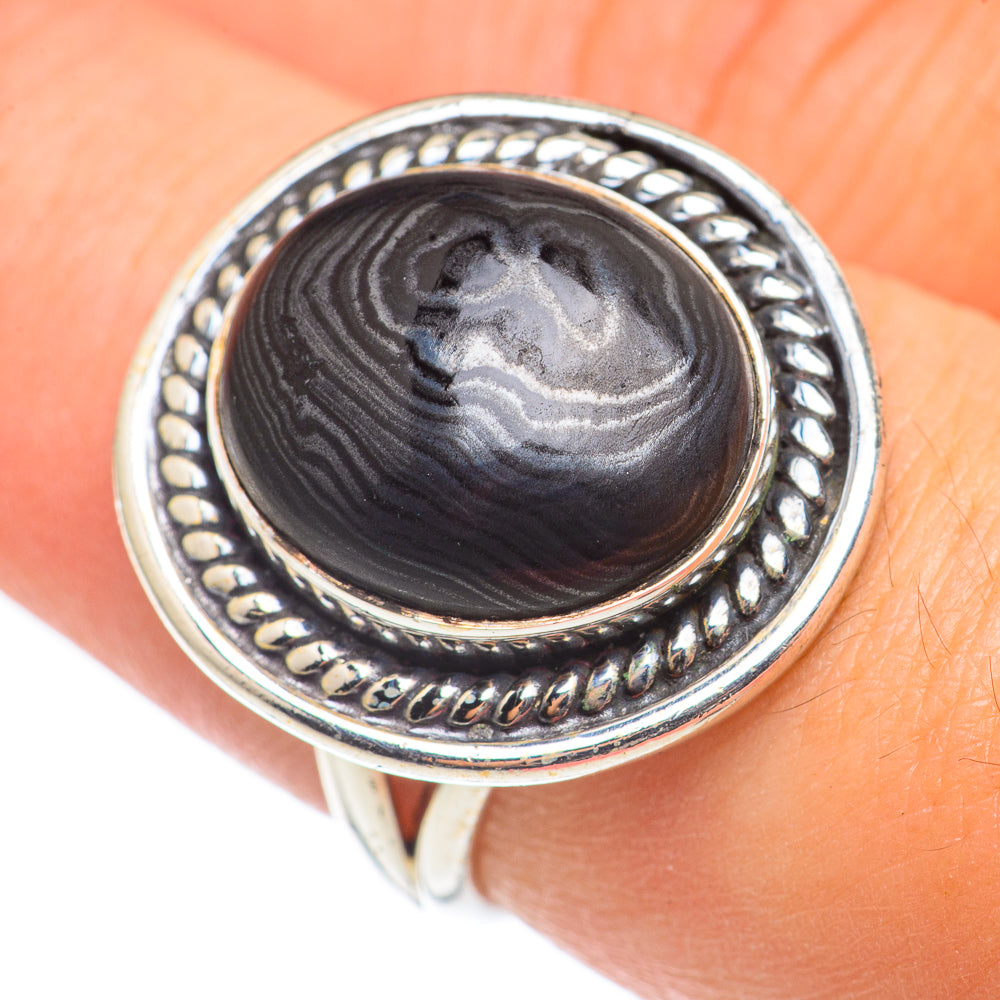 Psilomelane Rings handcrafted by Anasilvercos - RING69119