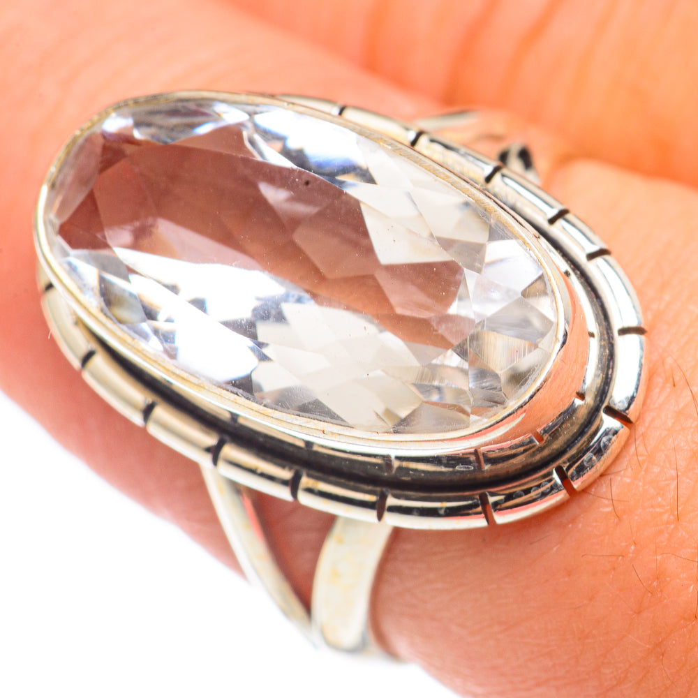 White Quartz Rings handcrafted by Anasilvercos - RING69126