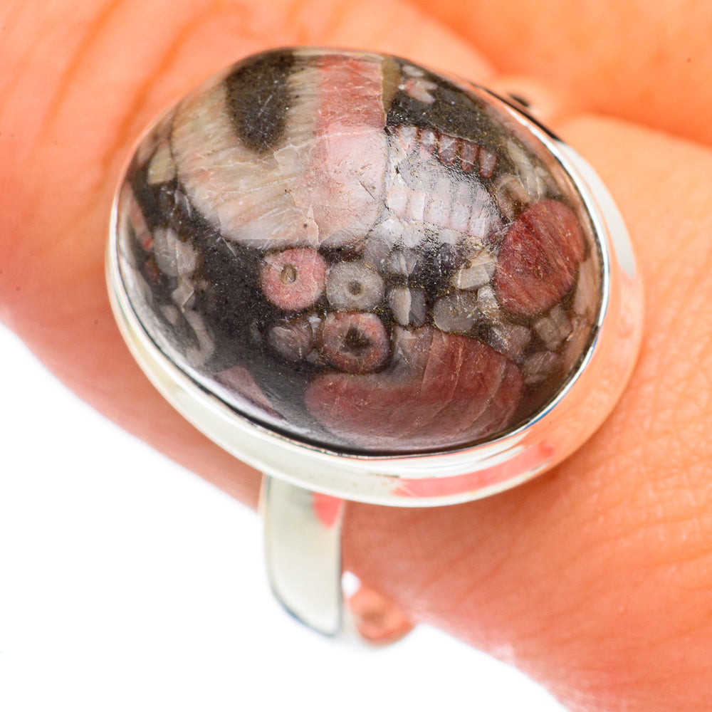 Crinoid Fossil Rings handcrafted by Anasilvercos - RING69140
