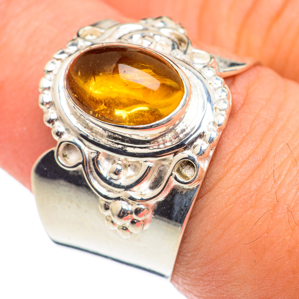 Citrine Rings handcrafted by Anasilvercos - RING69144