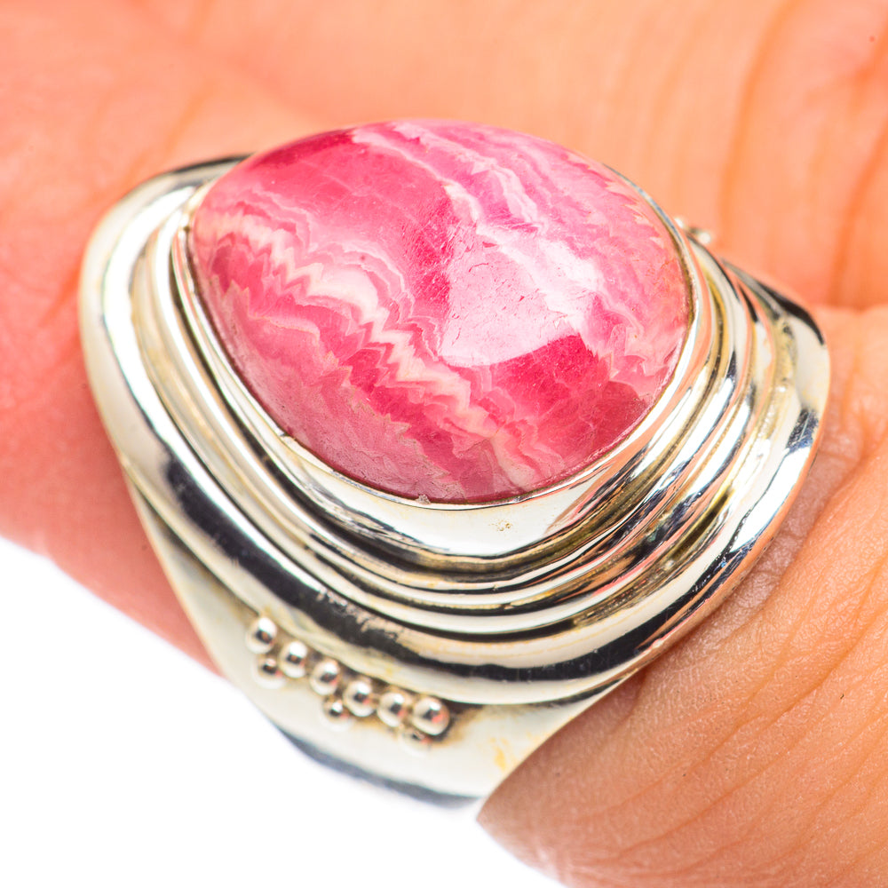 Rhodochrosite Rings handcrafted by Anasilvercos - RING69147