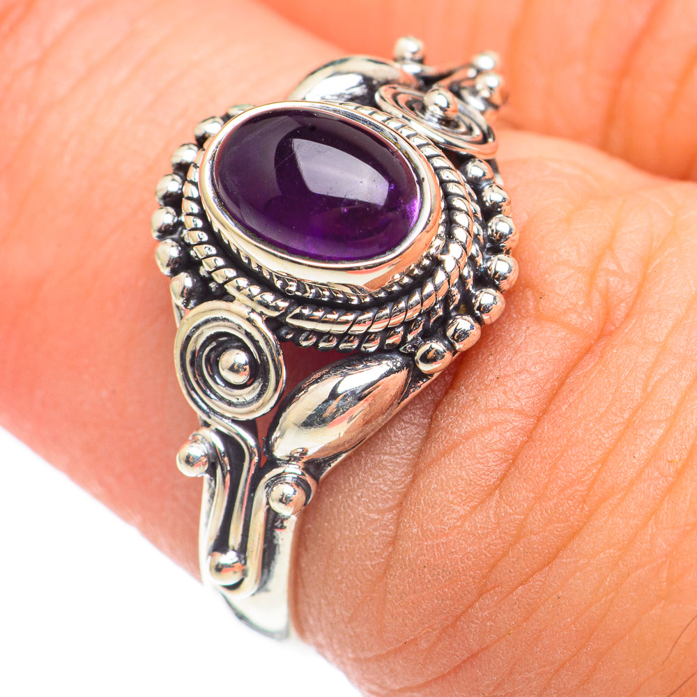 Amethyst Rings handcrafted by Anasilvercos - RING69151