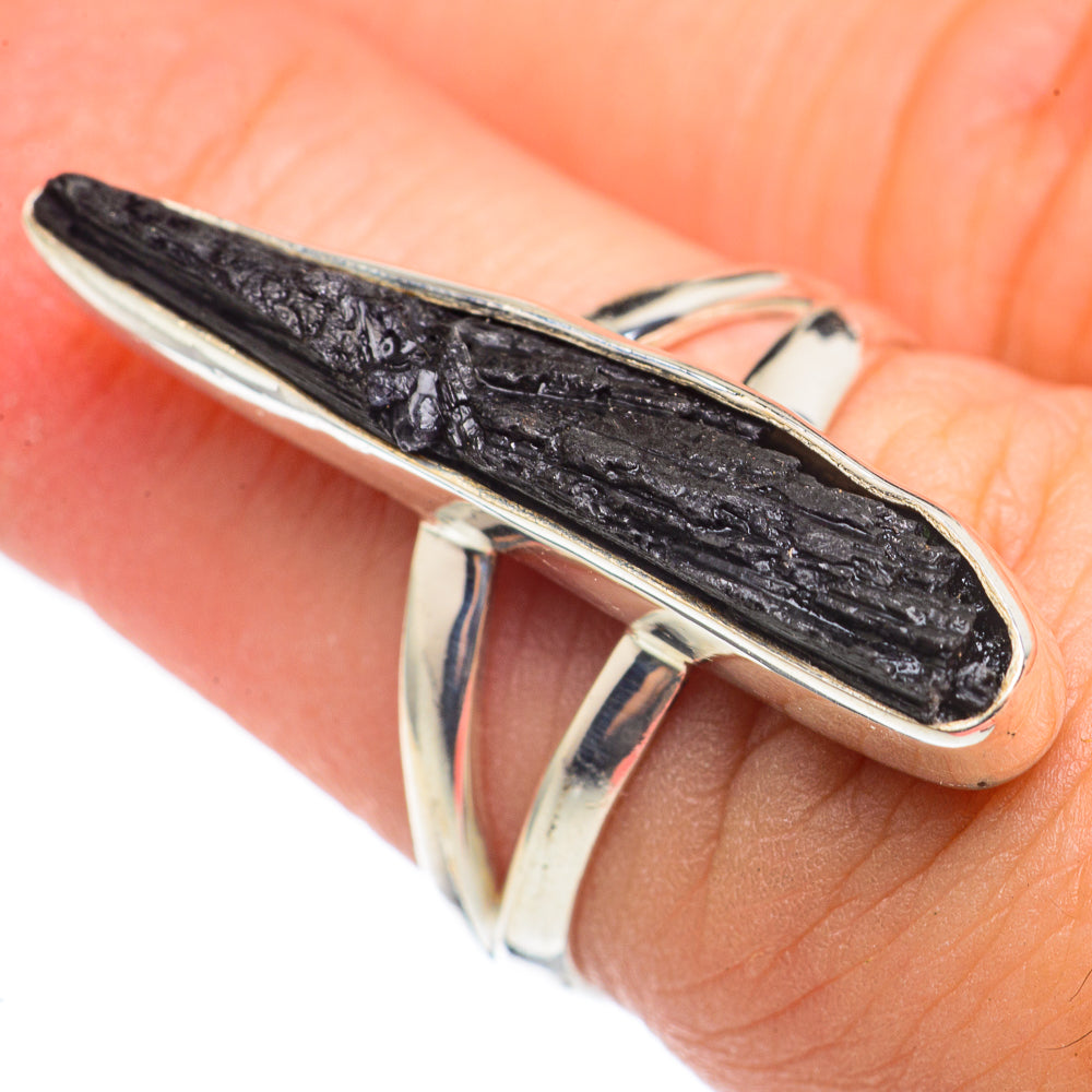 Black Tourmaline Rings handcrafted by Anasilvercos - RING69152