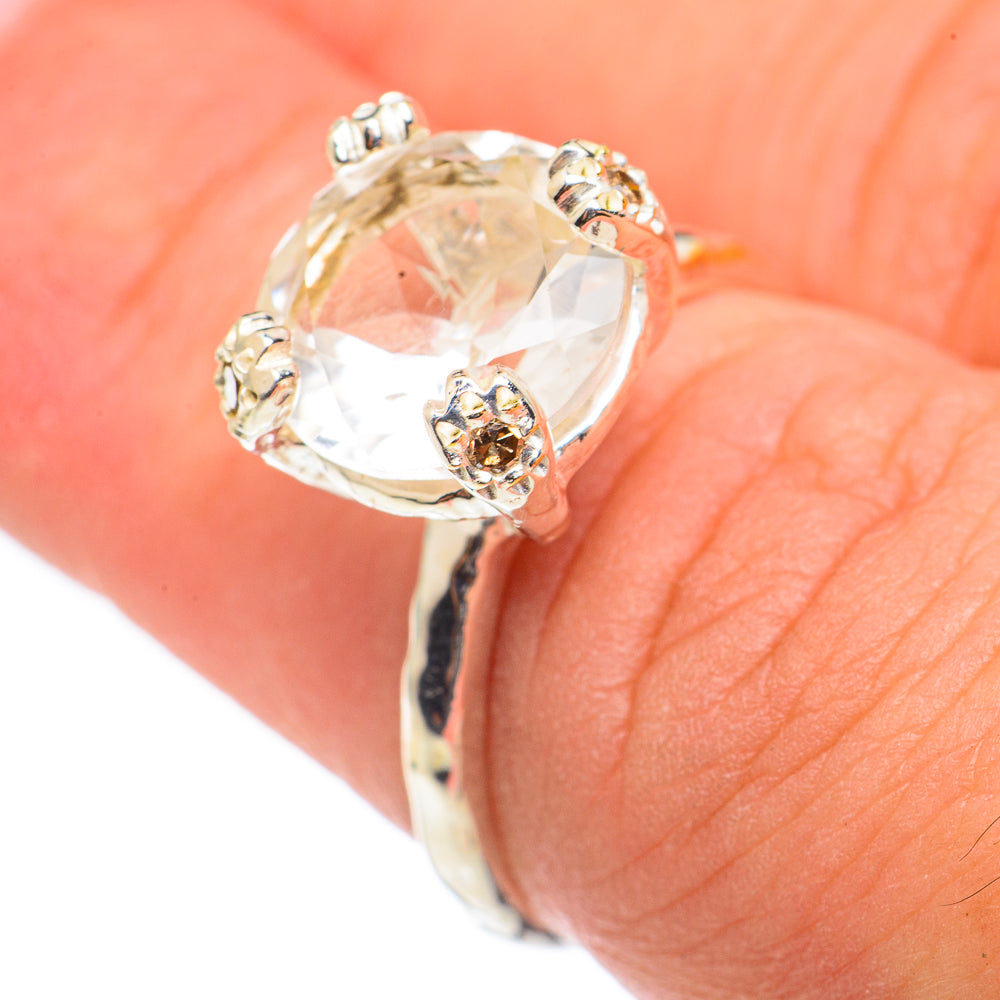 White Quartz Rings handcrafted by Anasilvercos - RING69160