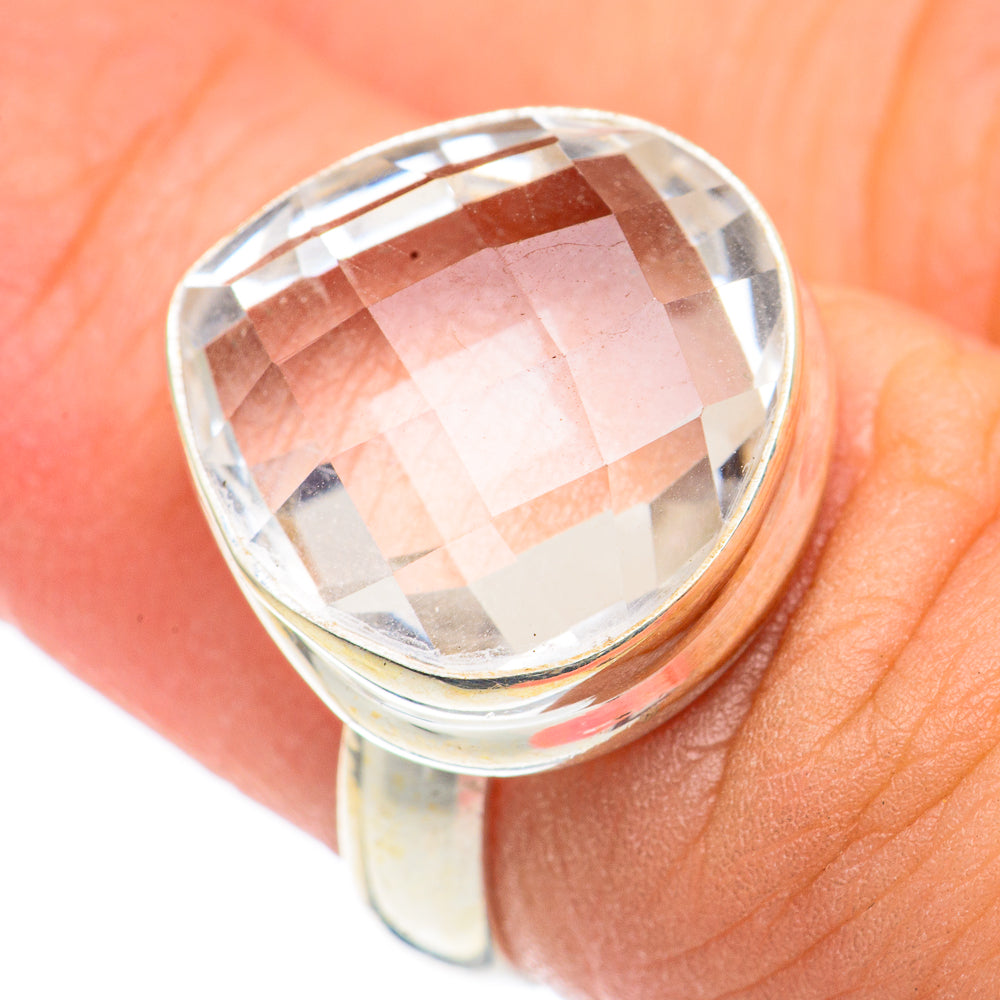 White Quartz Rings handcrafted by Anasilvercos - RING69192