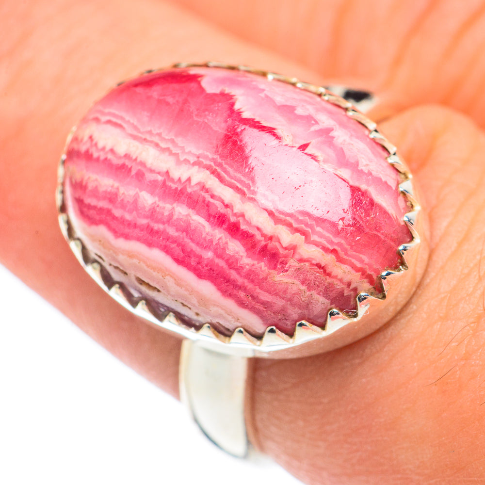 Rhodochrosite Rings handcrafted by Anasilvercos - RING69212