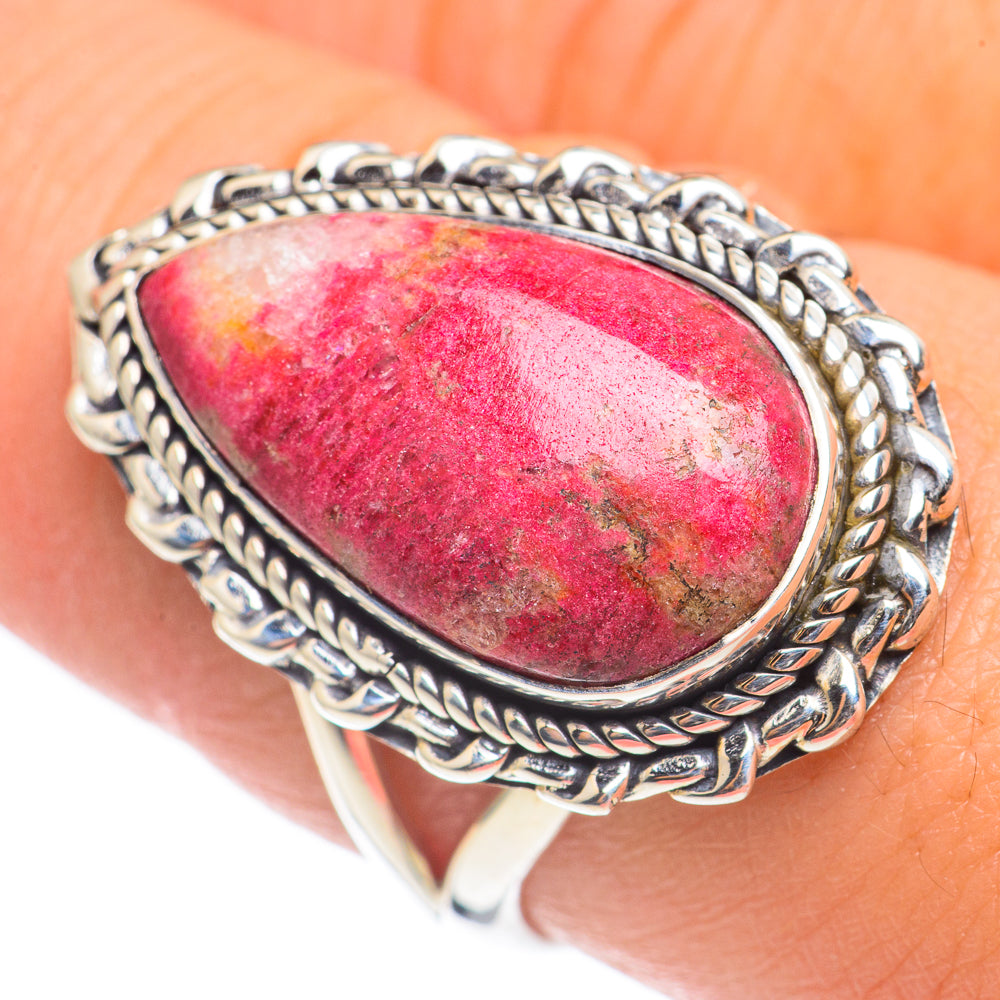 Thulite Rings handcrafted by Anasilvercos - RING69214