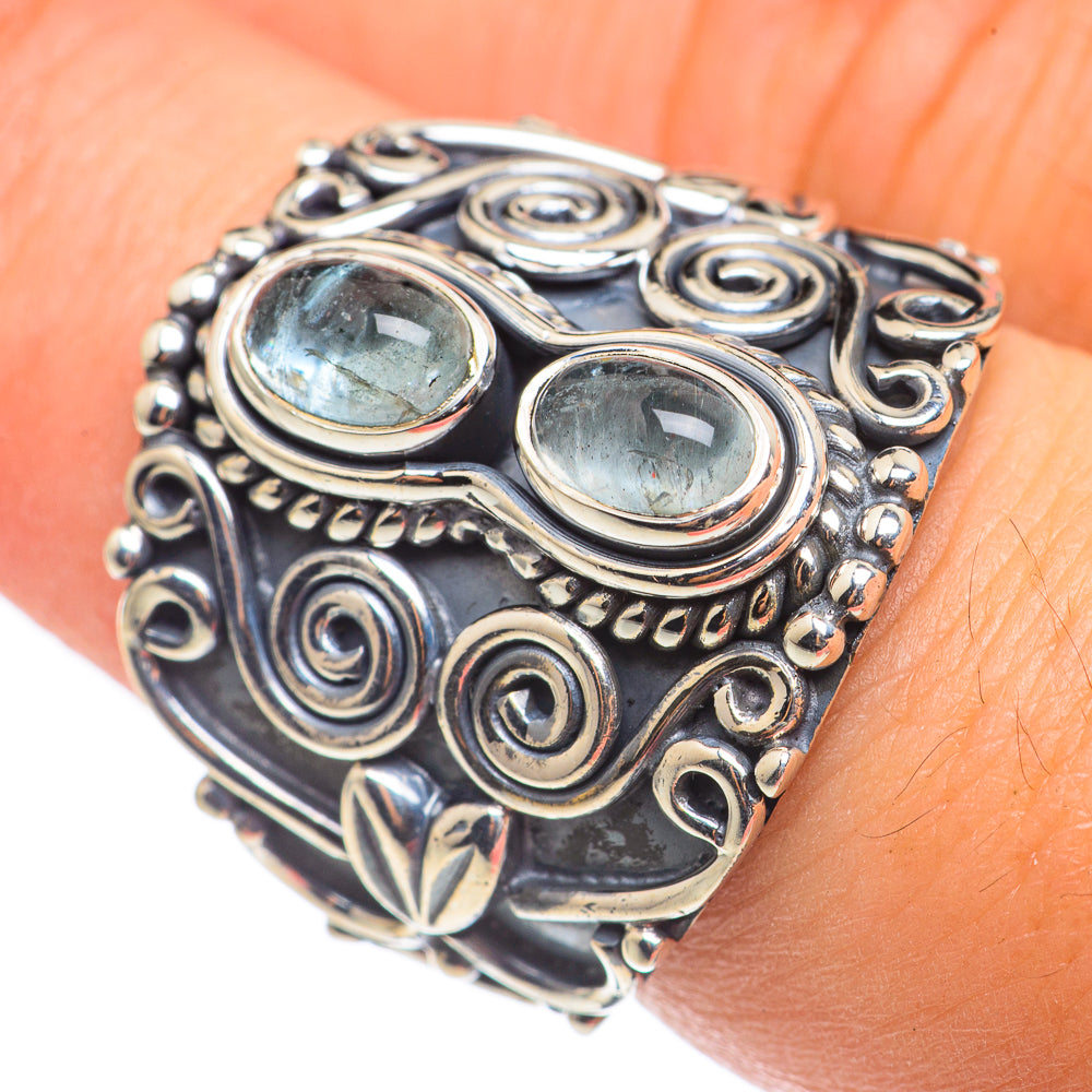 Aquamarine Rings handcrafted by Anasilvercos - RING69228