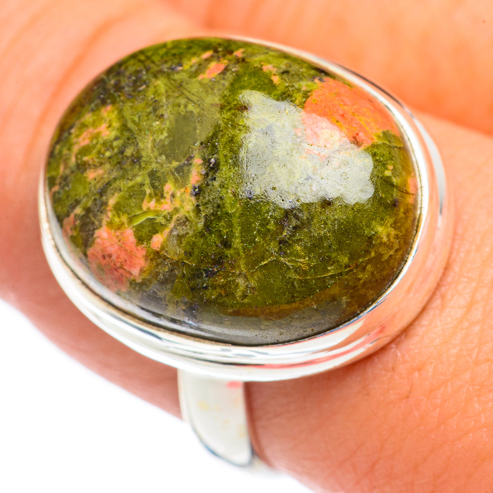 Unakite Rings handcrafted by Anasilvercos - RING69232