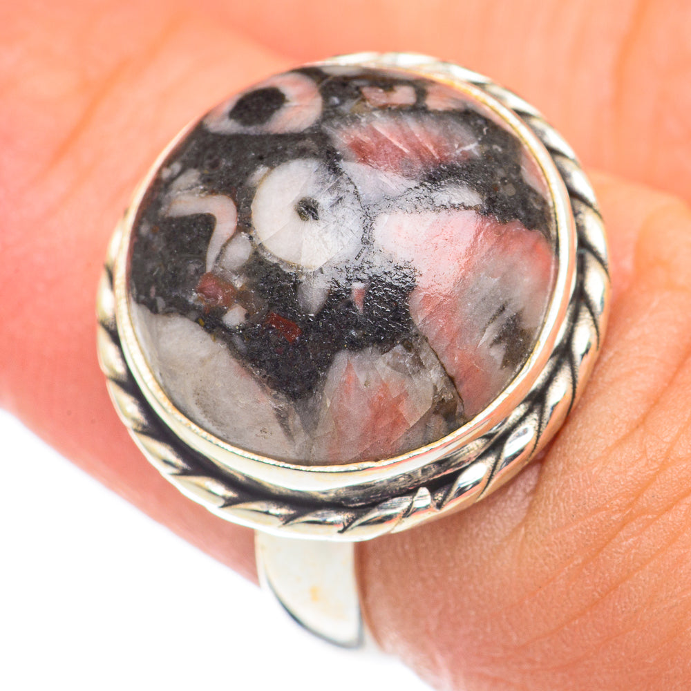 Crinoid Fossil Rings handcrafted by Anasilvercos - RING69240