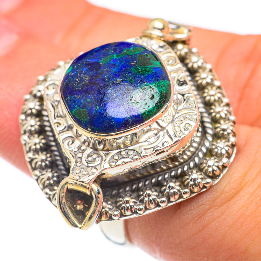 Azurite Rings handcrafted by Anasilvercos - RING69289
