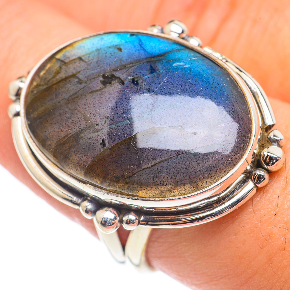 Labradorite Rings handcrafted by Anasilvercos - RING69294