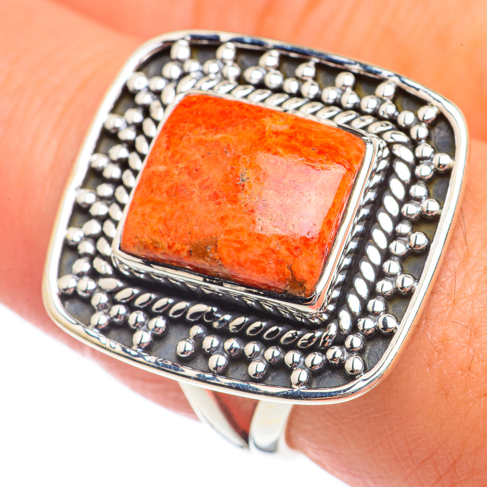 Sponge Coral Rings handcrafted by Anasilvercos - RING69314