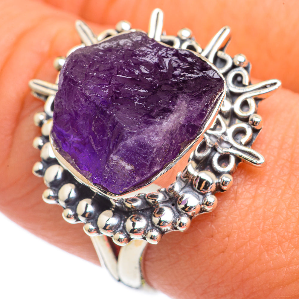Amethyst Rings handcrafted by Anasilvercos - RING69321
