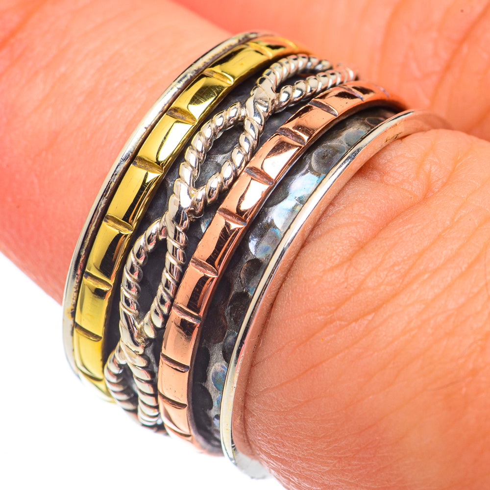 Meditation Spinner Rings handcrafted by Anasilvercos - RING69324