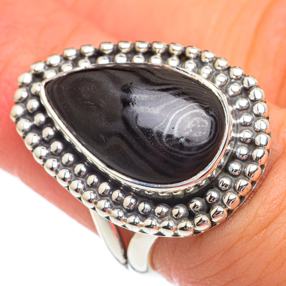 Psilomelane Rings handcrafted by Anasilvercos - RING69326