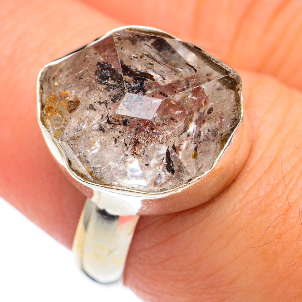 Herkimer Diamond Rings handcrafted by Anasilvercos - RING69332