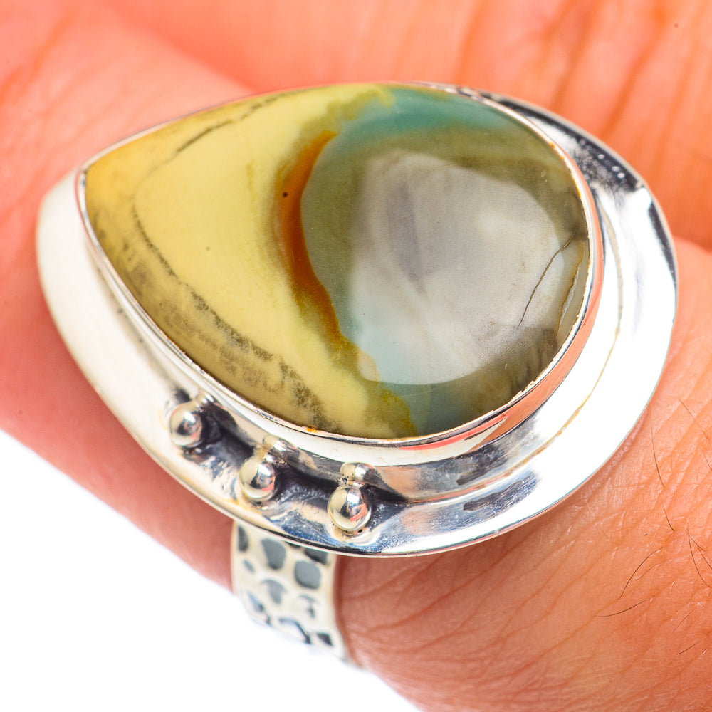 Willow Creek Jasper Rings handcrafted by Anasilvercos - RING69334