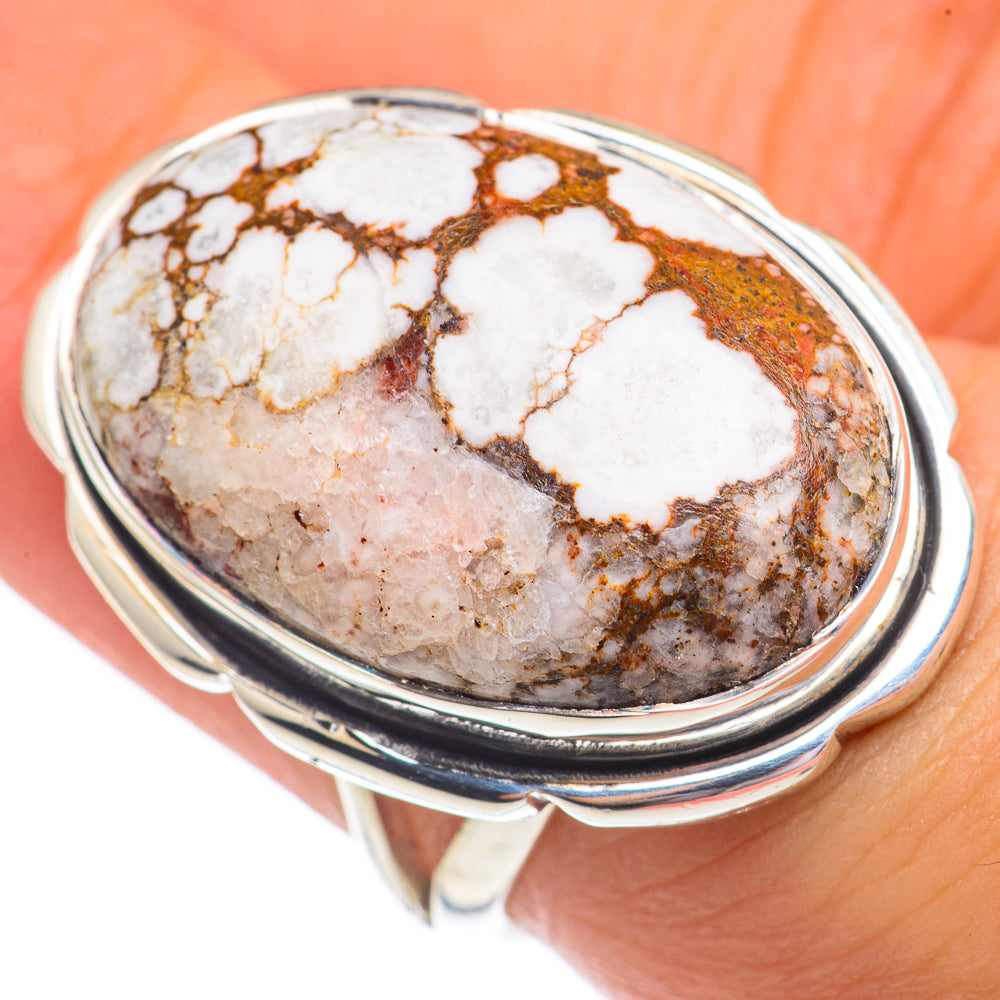 Peanut Wood Jasper Rings handcrafted by Anasilvercos - RING69350