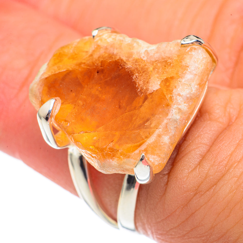 Citrine Rings handcrafted by Anasilvercos - RING69352