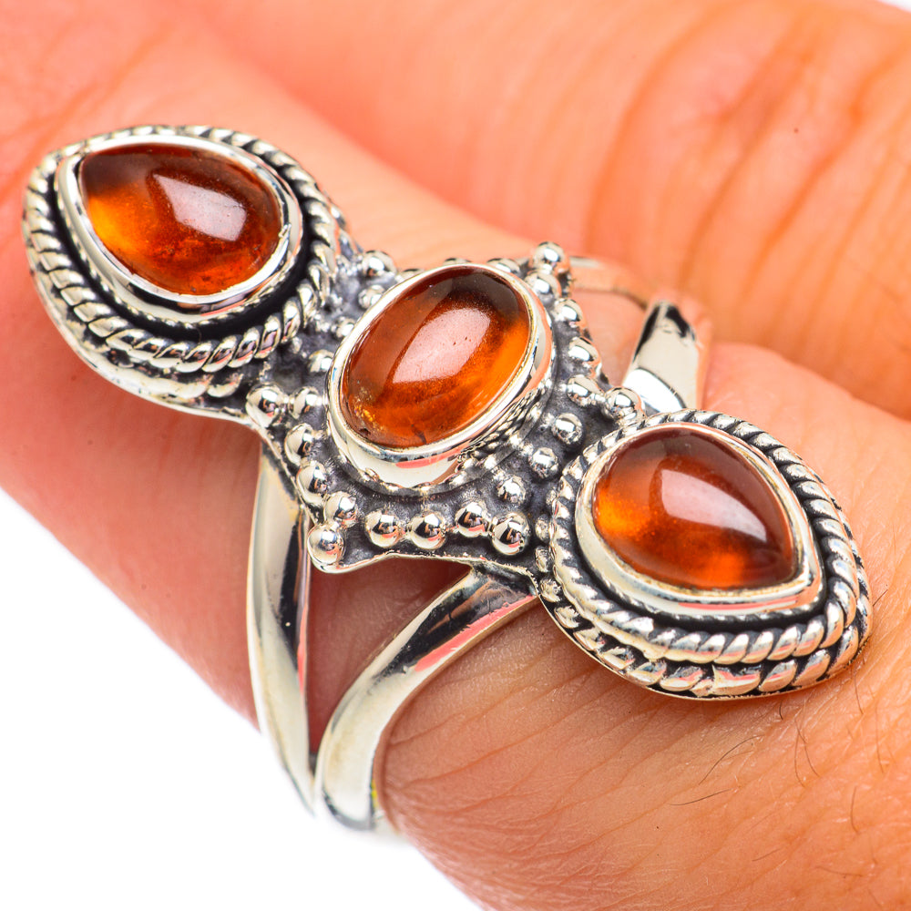 Baltic Amber Rings handcrafted by Anasilvercos - RING69353