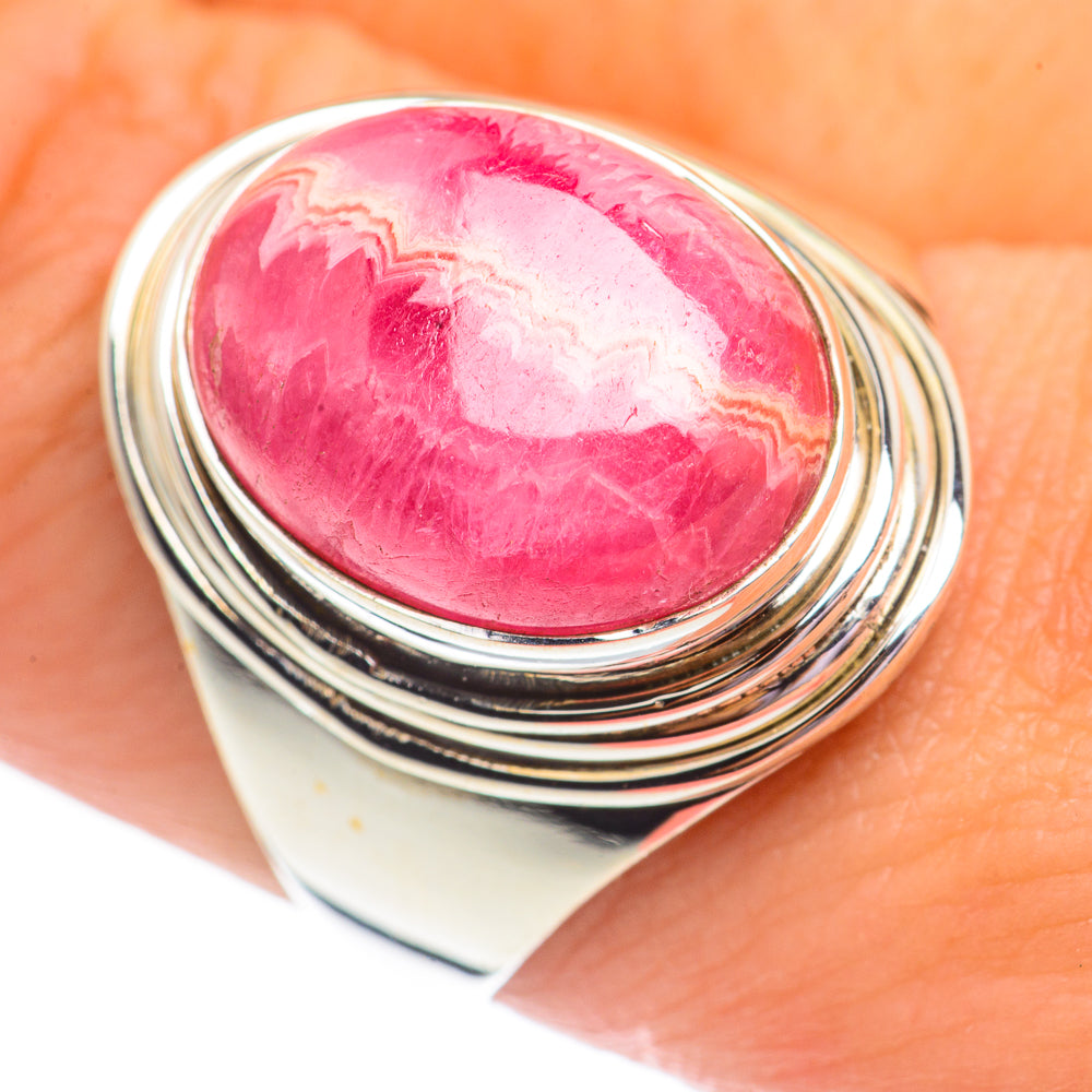 Rhodochrosite Rings handcrafted by Anasilvercos - RING69395
