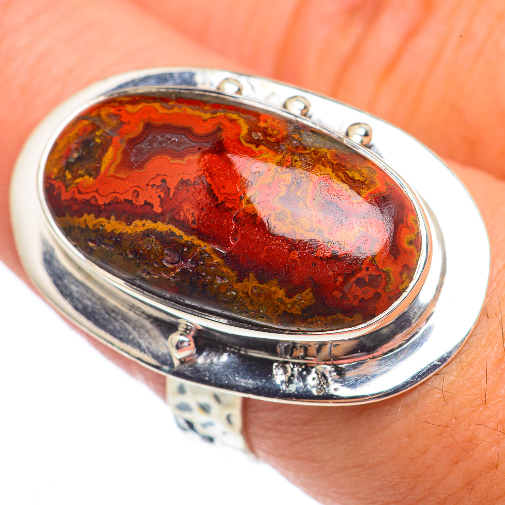 Mahogany Obsidian Rings handcrafted by Anasilvercos - RING69426