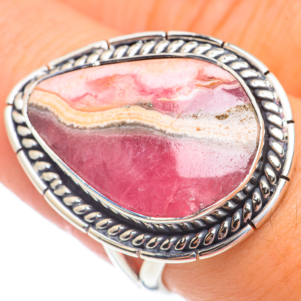Rhodochrosite Rings handcrafted by Anasilvercos - RING69430