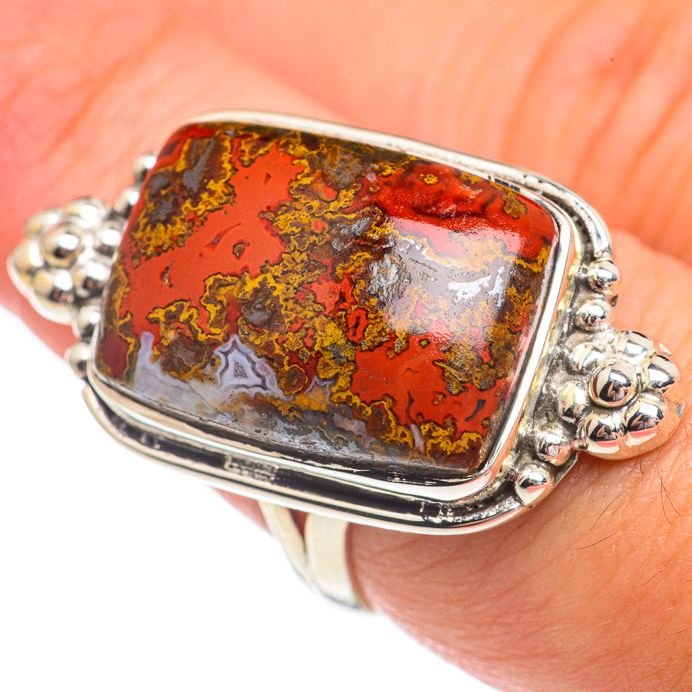 Mahogany Obsidian Rings handcrafted by Anasilvercos - RING69458