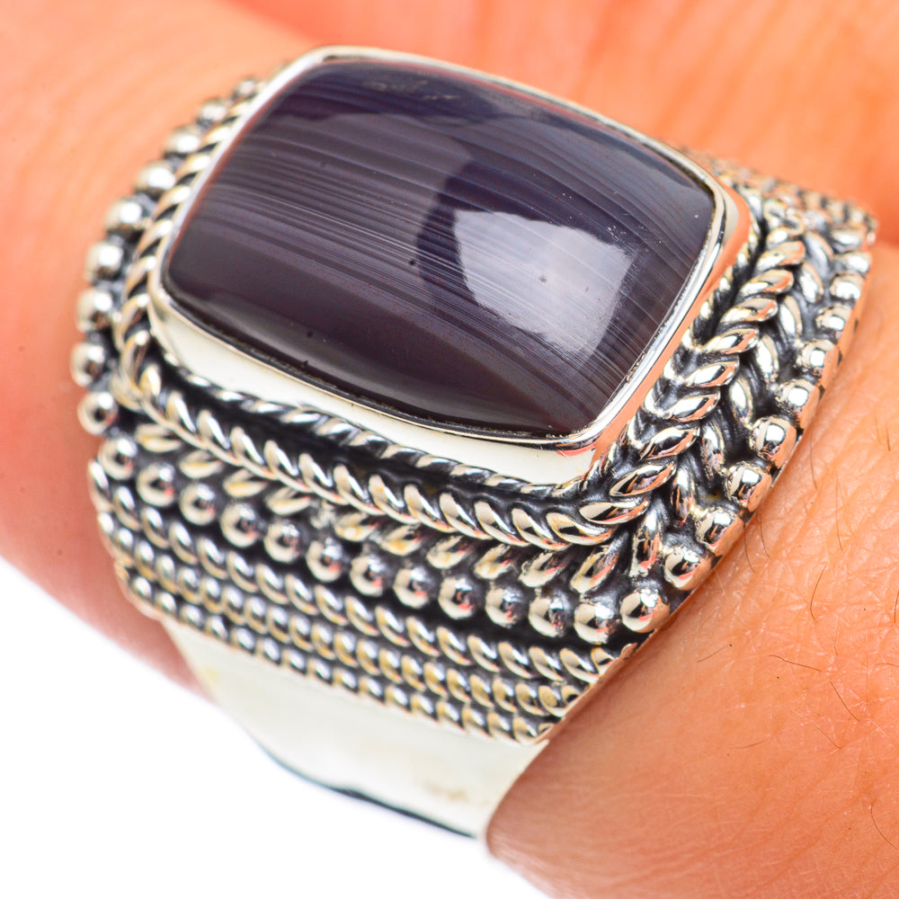 Botswana Agate Rings handcrafted by Anasilvercos - RING69459