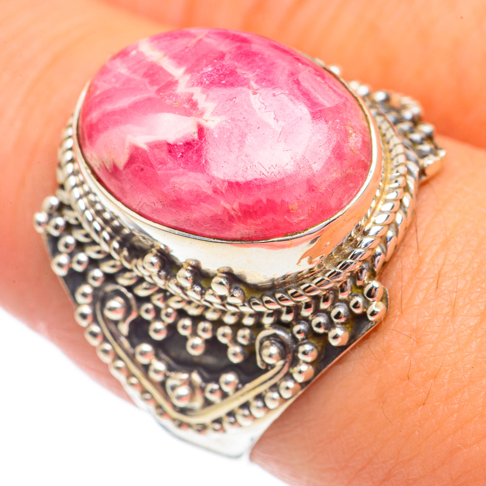 Rhodochrosite Rings handcrafted by Anasilvercos - RING69501