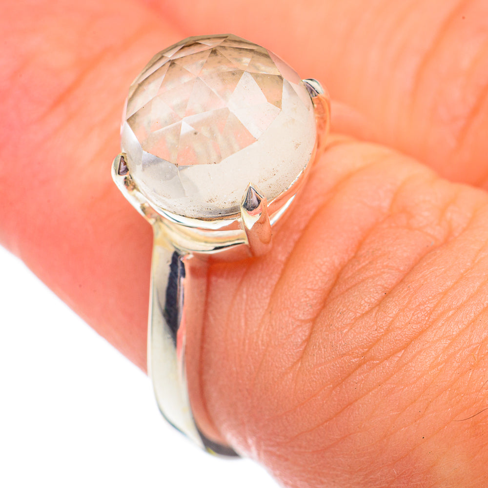 White Quartz Rings handcrafted by Anasilvercos - RING69515